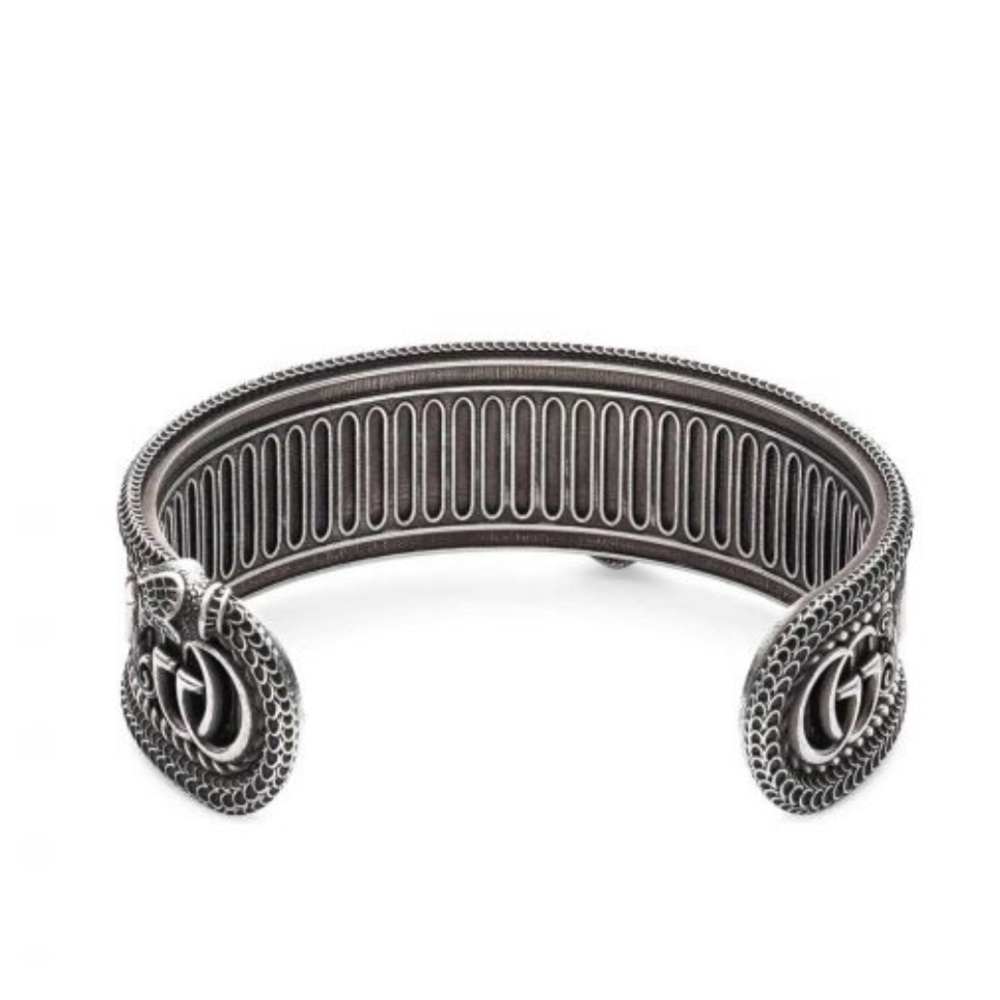 New Gucci GG Marmont Snake Cuff Bangle Bracelet - Picture 5 of 10